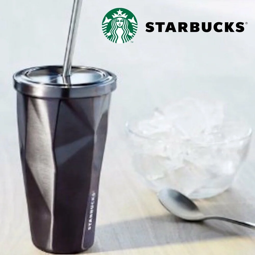 Starbucks Grande Chiseled Stainless Steel Tumbler